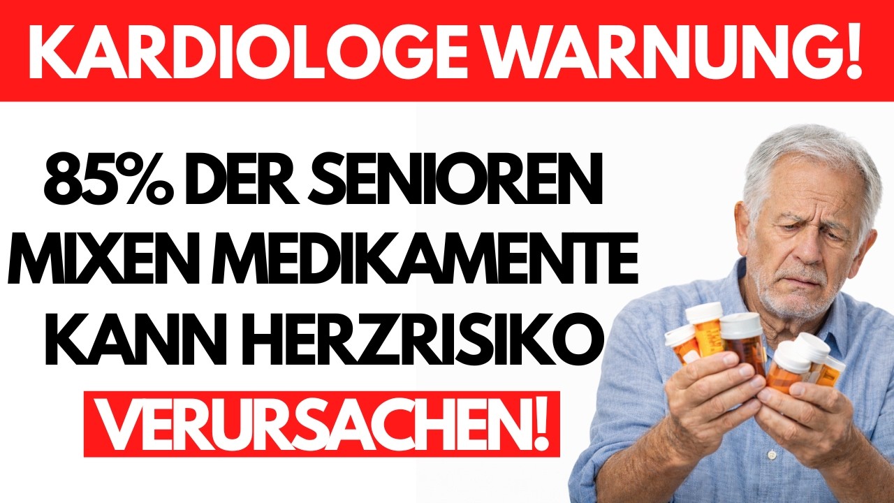 Kardiologe warnt: 85% der Senioren kombinieren diese Medikamente falsch