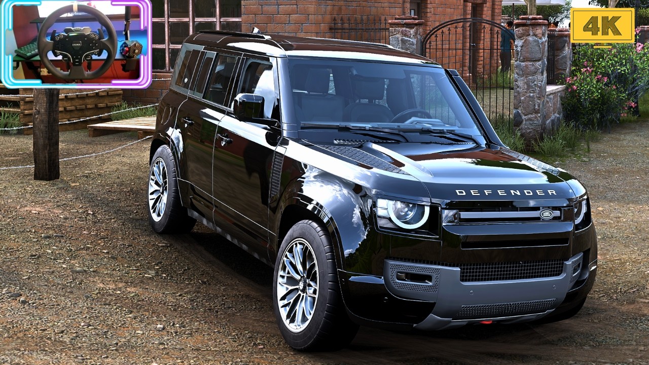 Drift Land Rover Defender 110X - Forza Horizon 5 / Moza R3 Steering Wheel / 4K Gameplay