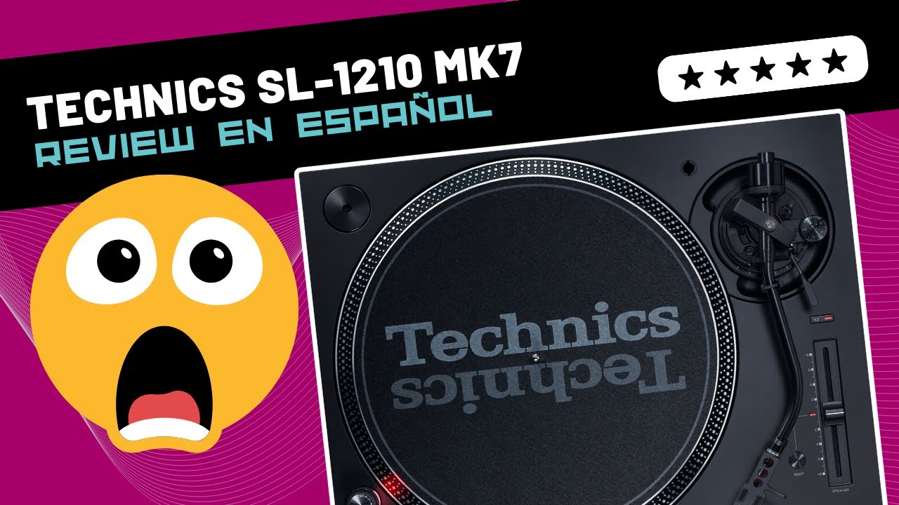 Technics SL-1210 MK7 🇪🇸 Unboxing & Review
