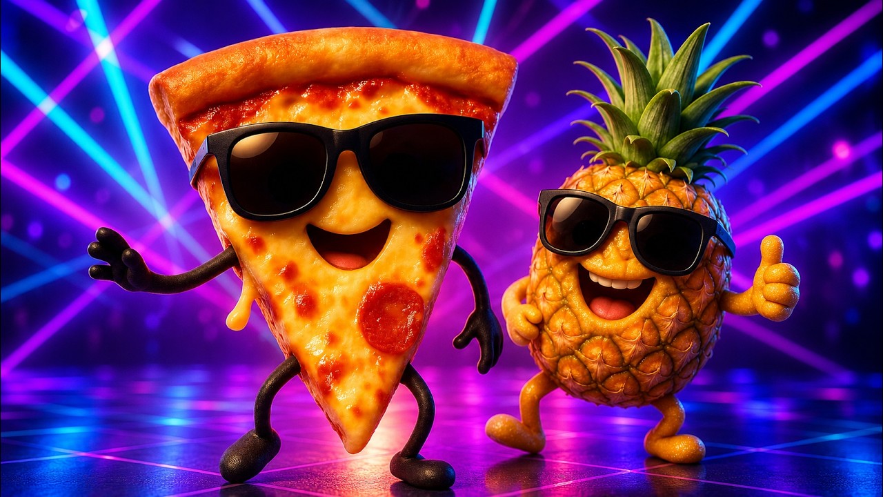 Chicken Pizza Ananas | Fun Music Dance Video