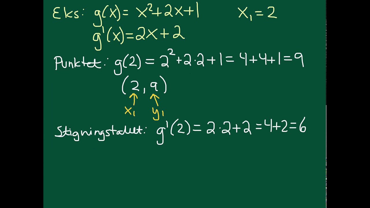 Likning til tangent