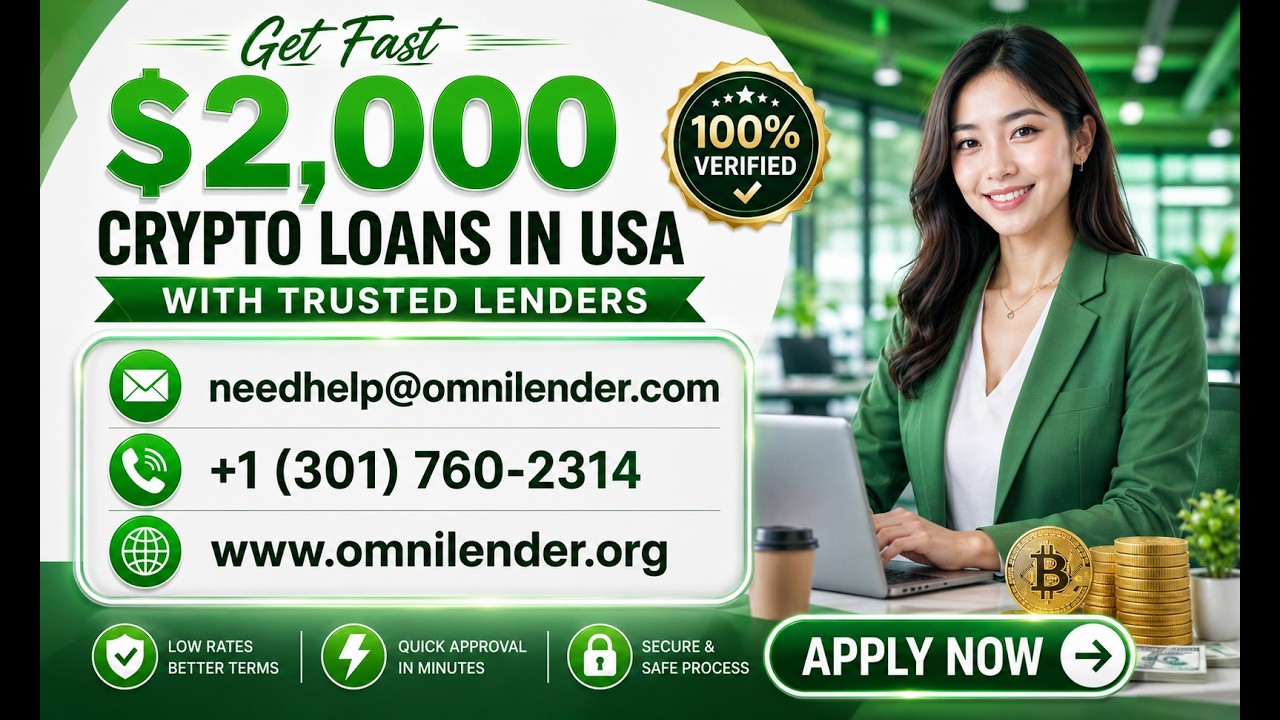 Get Fast $2,000 Crypto Loans in USA   OmniLender