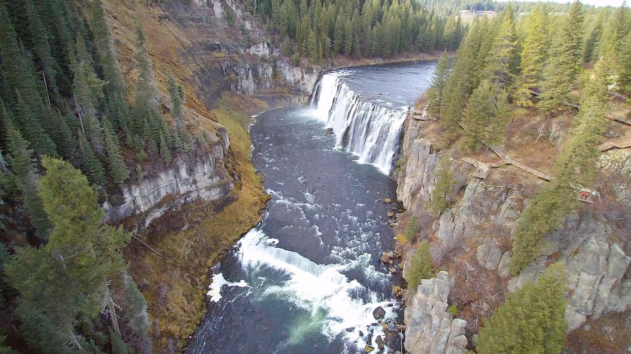 Upper Mesa Falls, before drone restrictions
