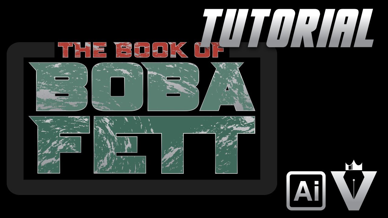 Create the Book of Boba Fett logo w/ Adobe Illustrator