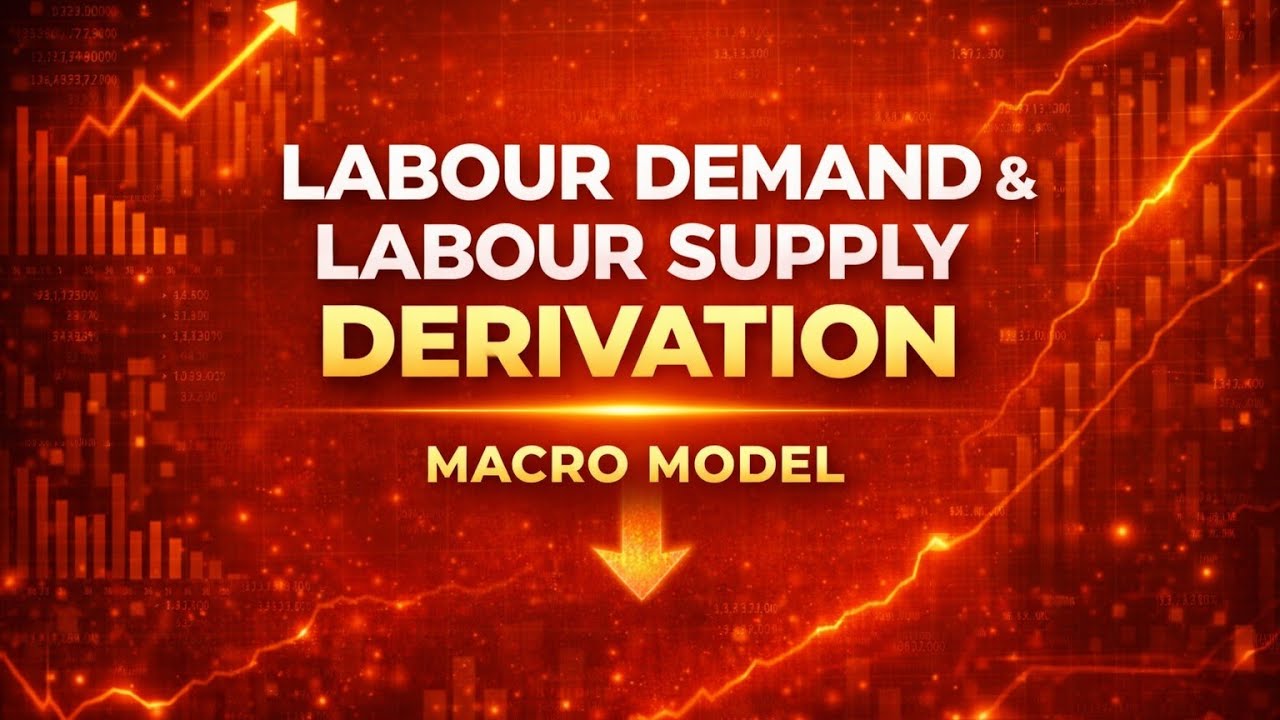🌿Labour Supply and Labour Demand Curves | Full Derivation Explained🌿