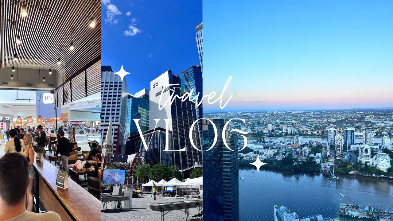 澳洲vlog | 華航商務艙台北🛩布里斯本、Brisbane Sky Tower 酒店式公寓、每天耍廢逛街行程😉