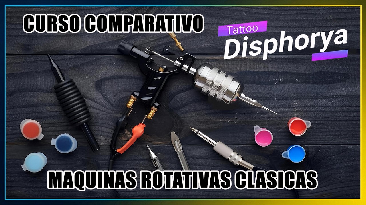 Curso Corto - Aprende Comparando Tipos De Maquinas Rotativas Clasicas Para Tatuar Desde 0