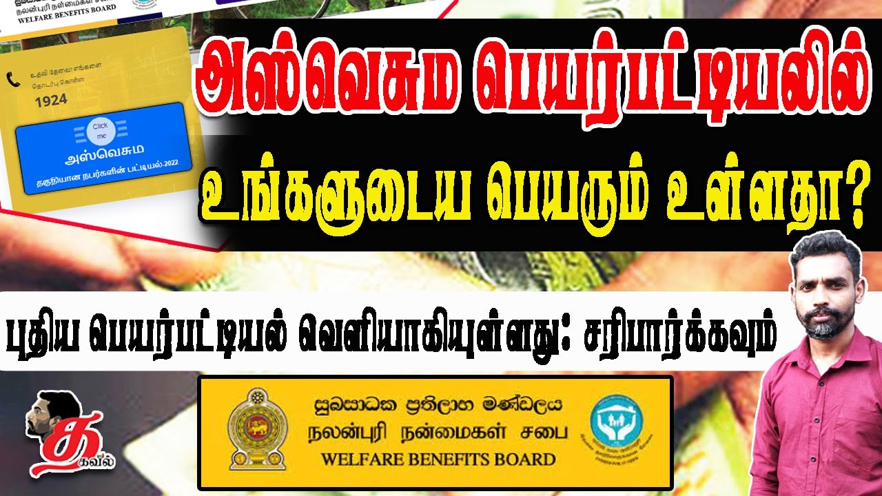 அஸ்வெசும பெயர் பட்டியலில் உங்களுடைய பெயரும் உள்ளதா? | Aswesuma name list | Aswesuma appeal