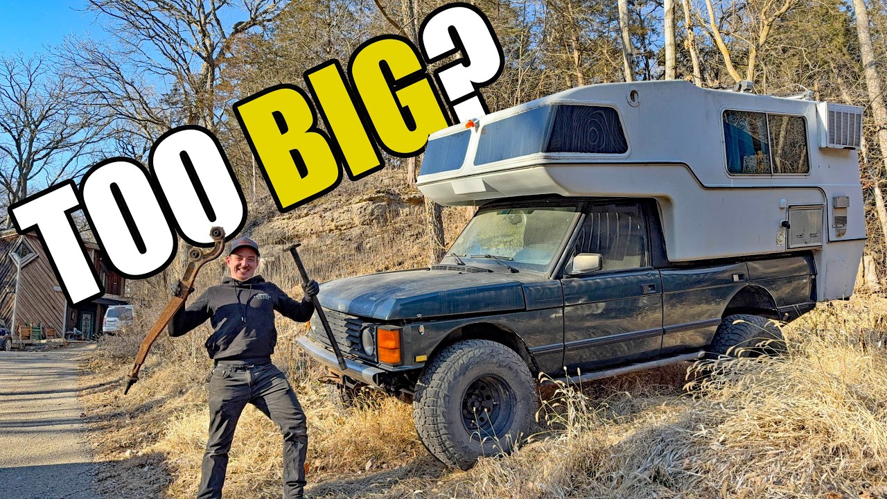 One Ton Axles on the Range Rover Camper - Can We Fit the Front?