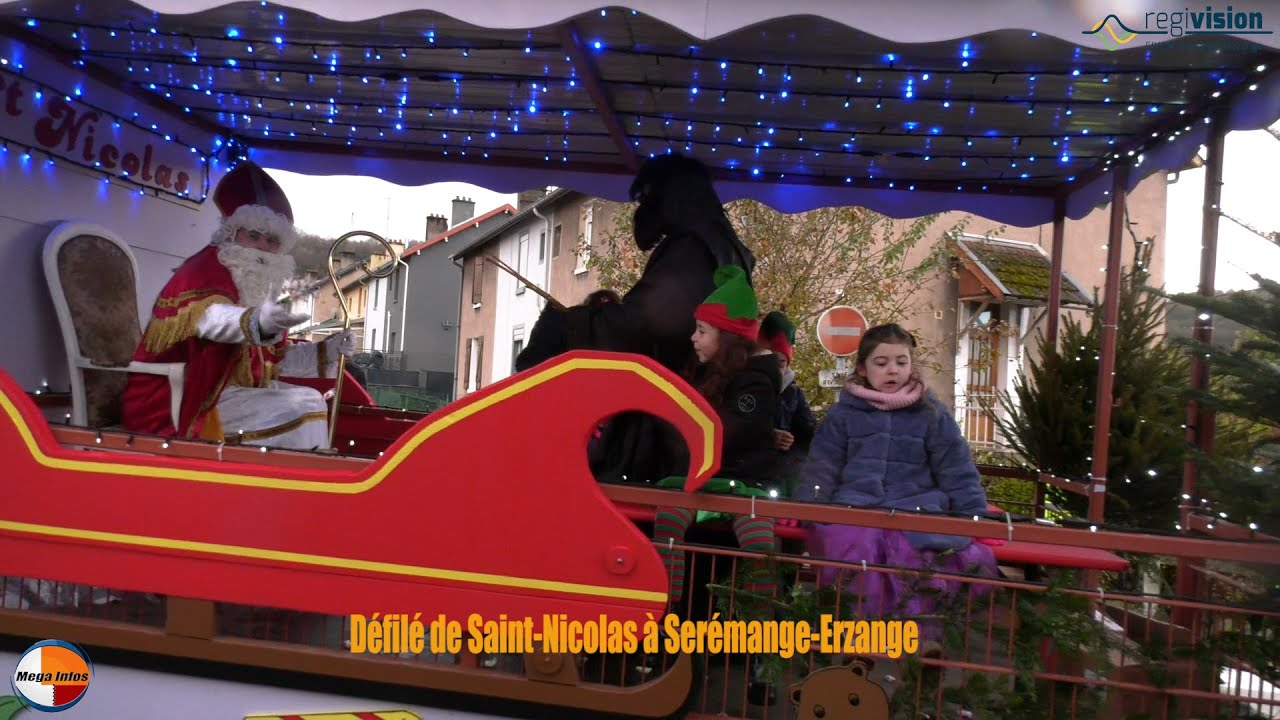Reportage regivision.megainfos : Défilé de Saint-Nicolas à Serémange-Erzange