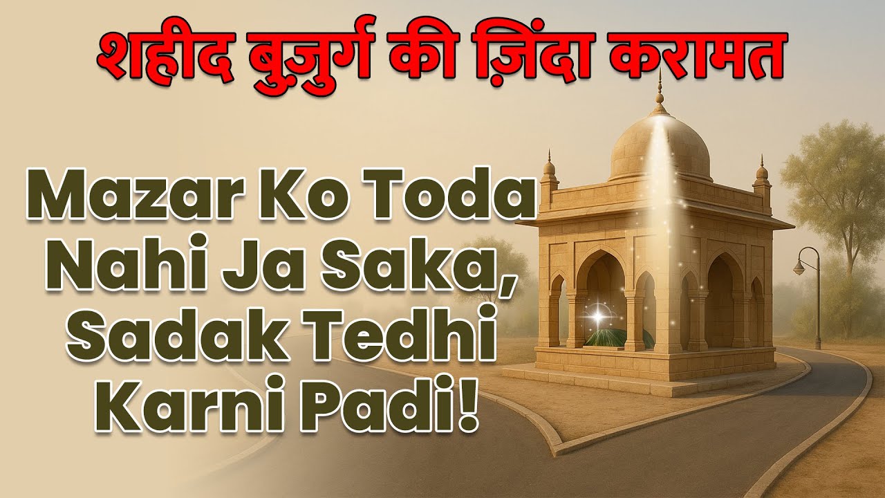 Karamat Dekhe Shahid Buzurg Ki | Sadak Hatani Padi Magar Mazar Na Hat Saka | Dholka Dargah