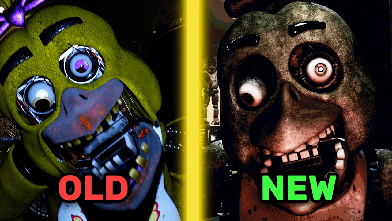 FNAF PLUS OLD VS NEW