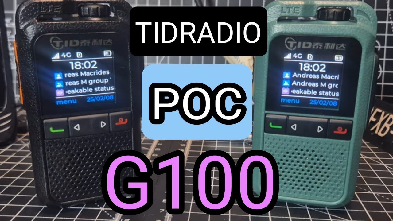 TIDRADIO - G100 , POC Radio