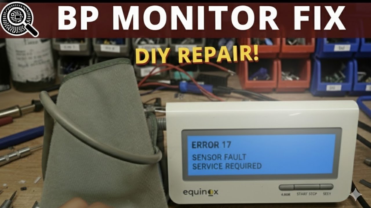 EQUINOX Bp machine repair karna seekhe | Not working BP nahi bata rahi #equinox #bloodpressure