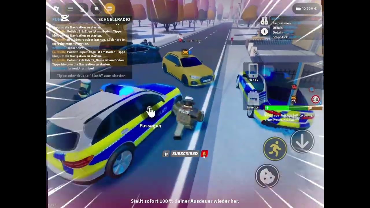 Gameplay police on ipad with my brother