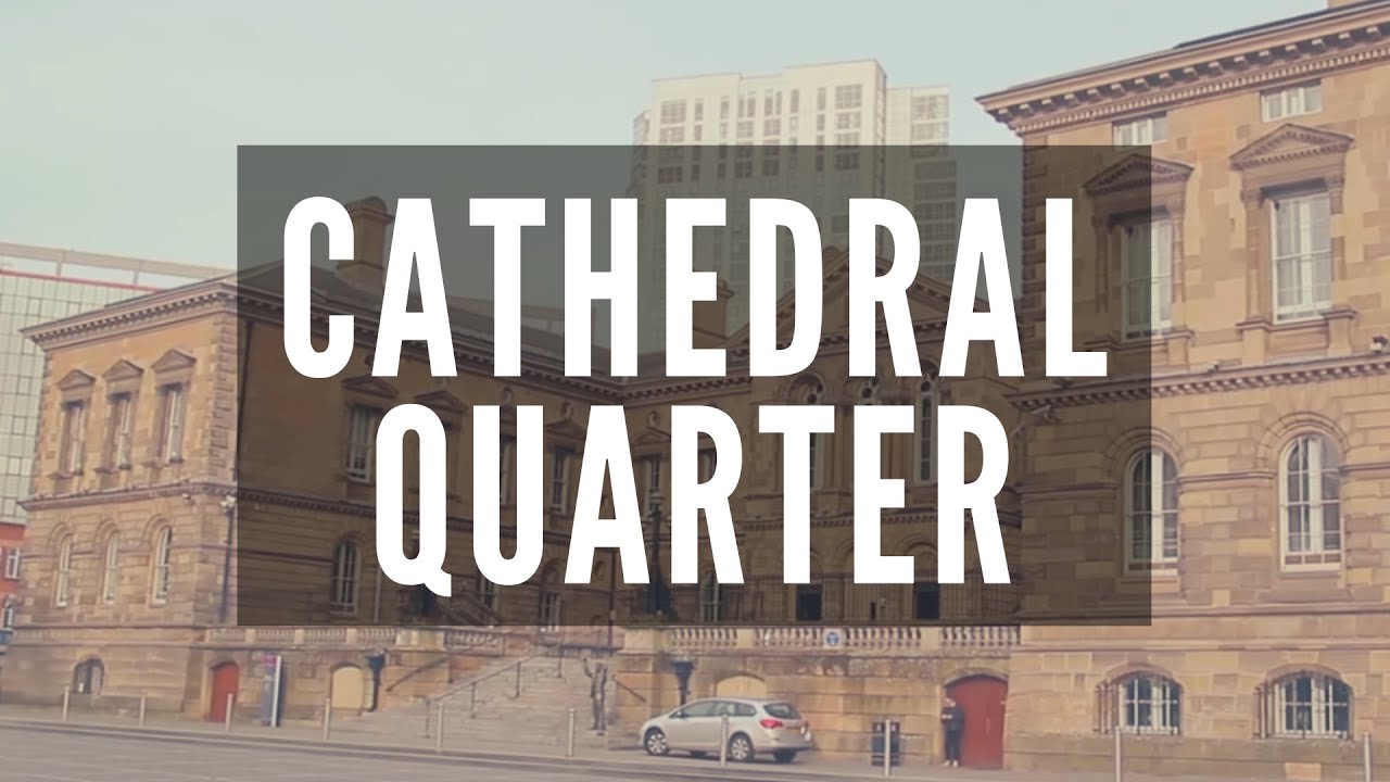 Cathedral Quarter in Belfast; Cobbled Streets & Alleyways