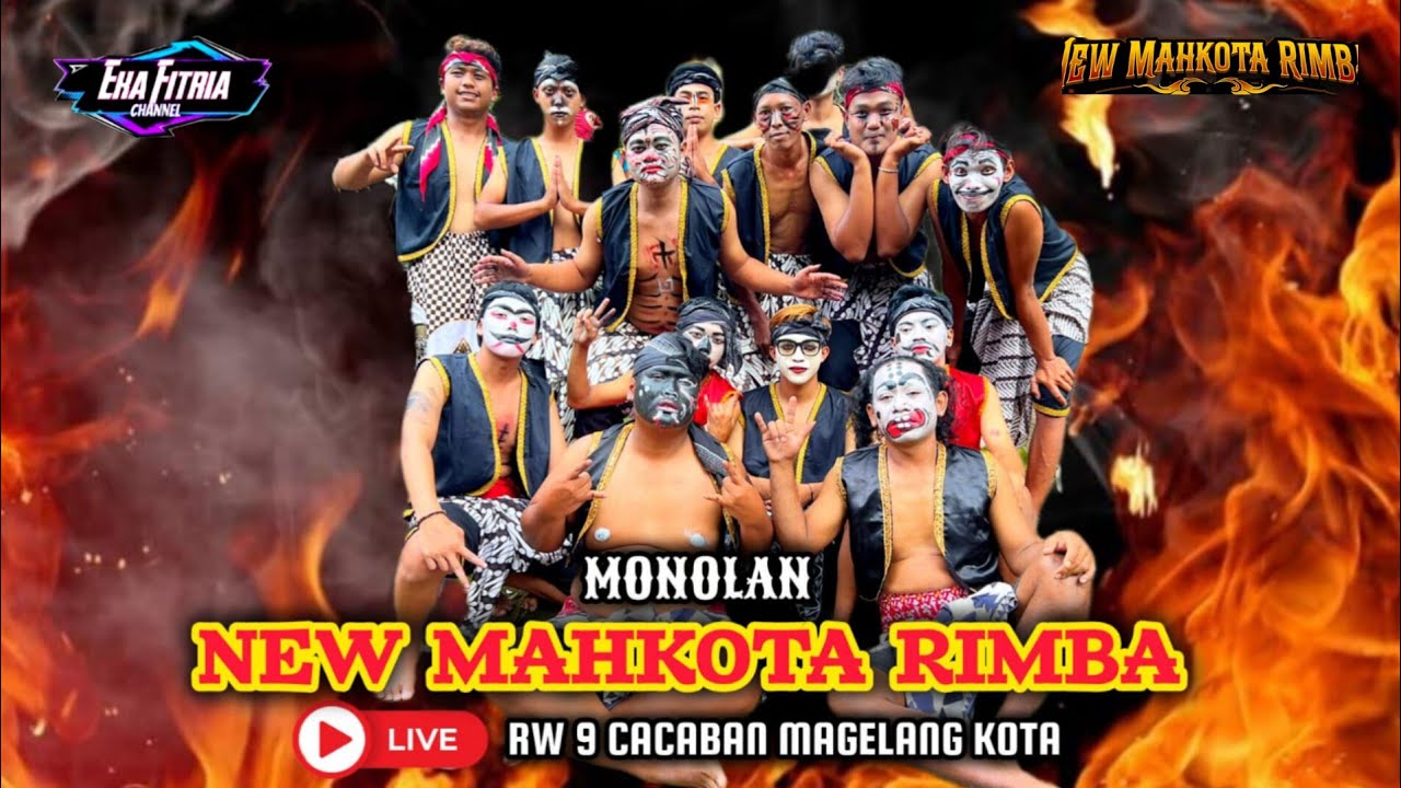 🔴TERBARU MONOLAN TOPENG IRENG NEW MAHKOTA RIMBA//LIVE RW 9 CACABAN MAGELANG KOTA