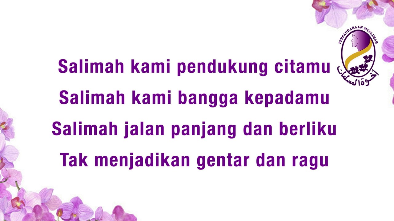 Mars Persaudaraan Muslimah (Salimah)