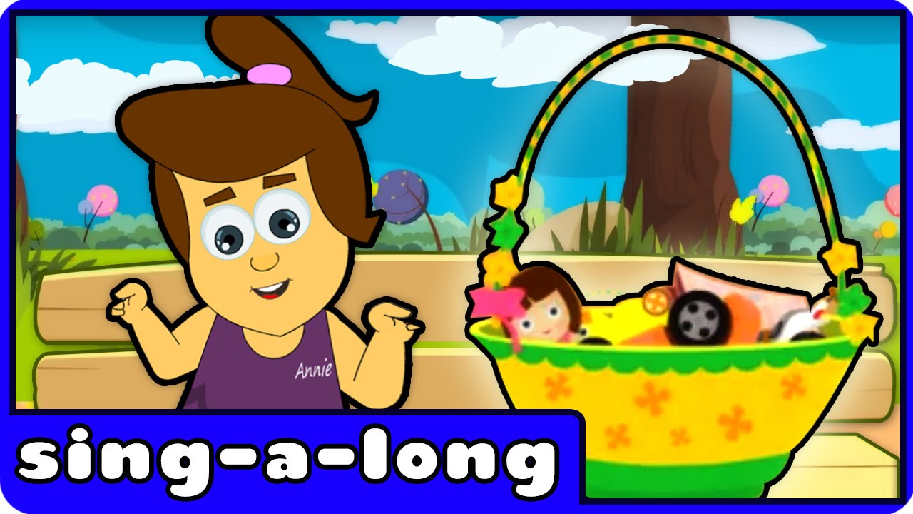 A Tisket A Tasket | Nursery Rhymes With Lyrics by HooplaKidz Sing-A-Long