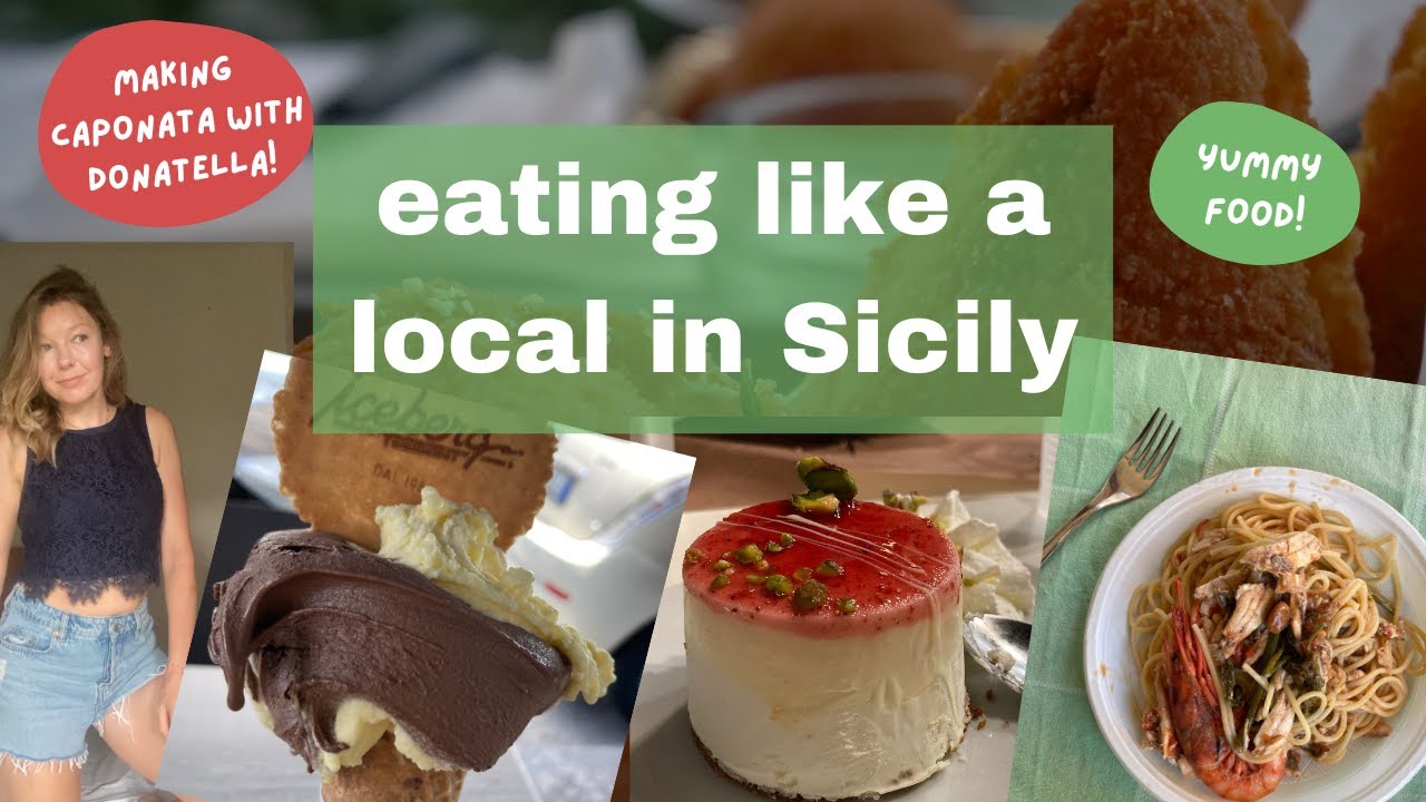 Eating with the LOCALS in Sicily ⎢ try yummy food with me!