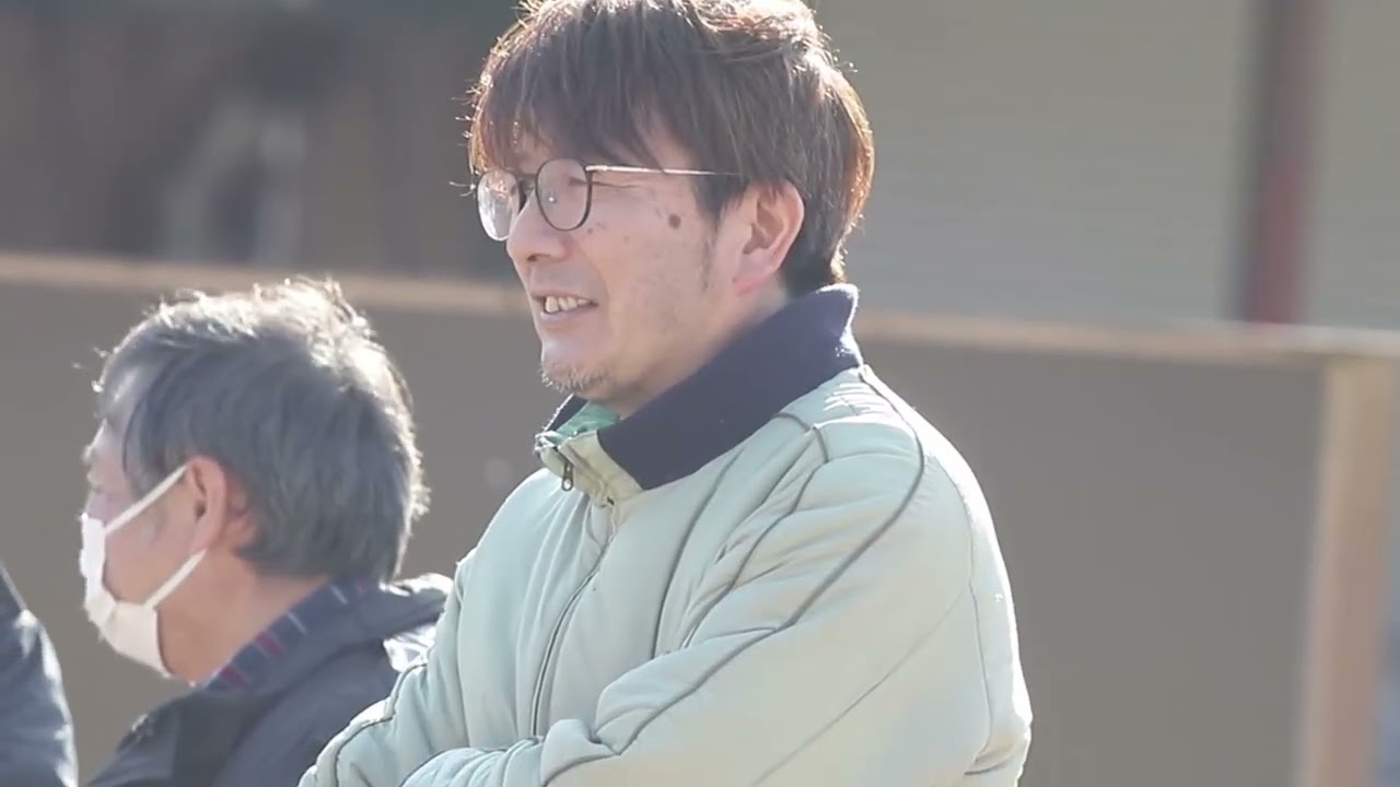 令和8年１月17日に行われた高蓋のとんど焼き。　男友会によって作られた、藁の馬をお焚き上げしました。