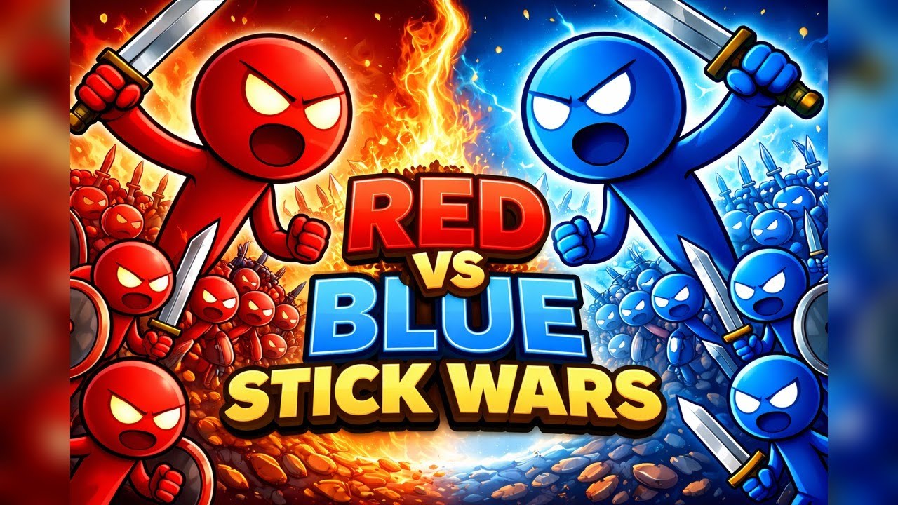 Red Vs Blue Stick Wars