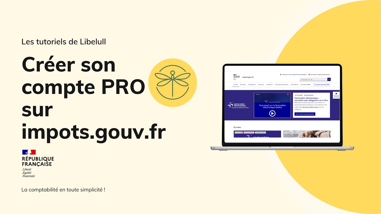Création compte professionnel sur impots.gouv.fr