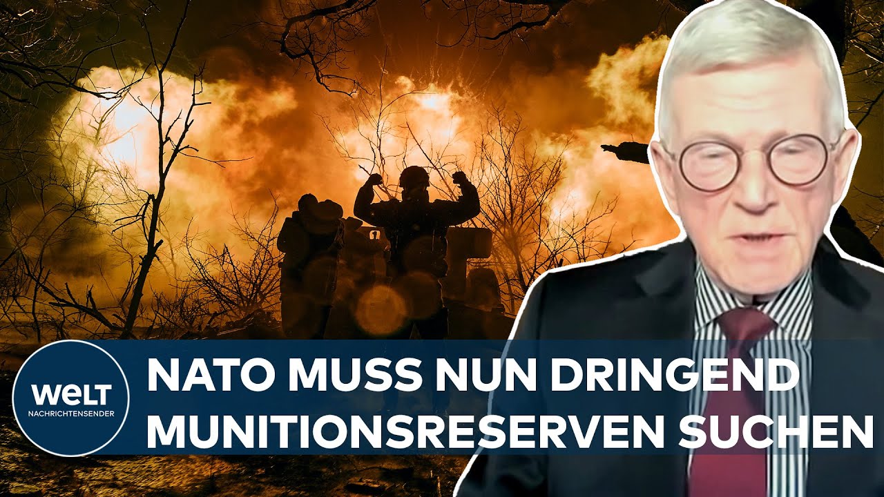 UKRAINE-KRIEG: Munitionsmangel - Wie sich Fehler der Vergangenheit jetzt r&auml;chen | WELT Analyse