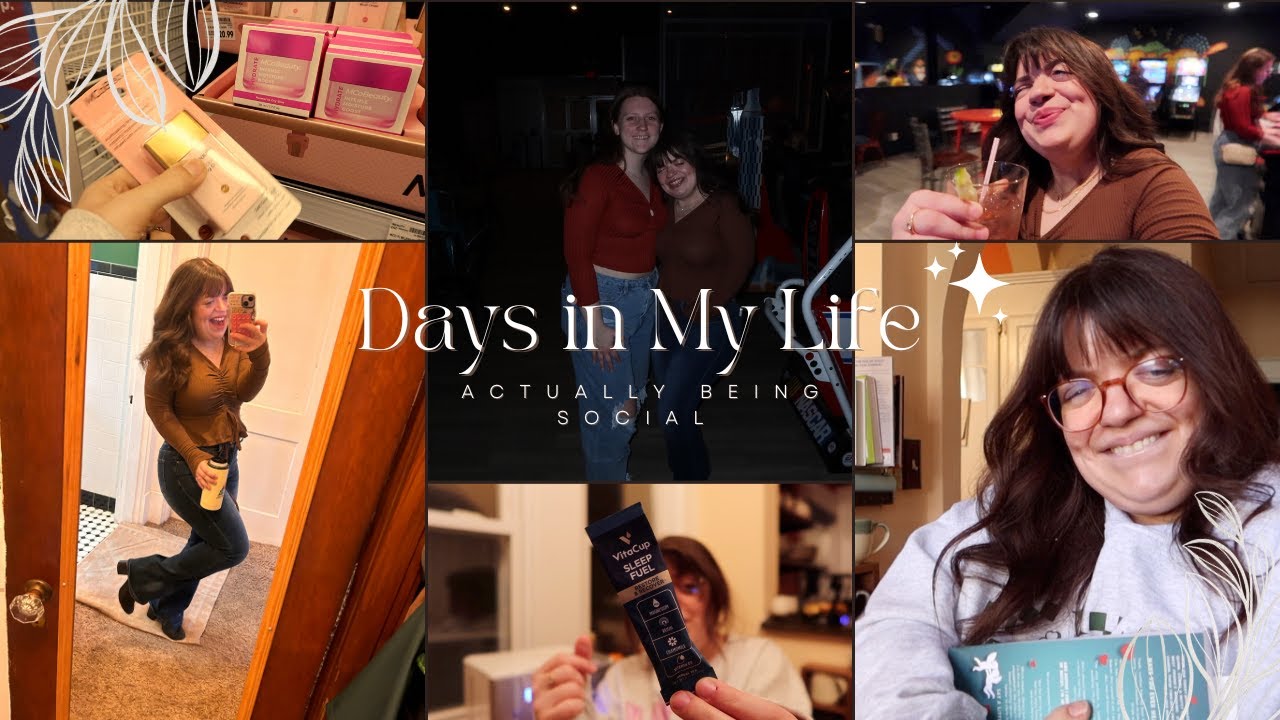 DAYS IN MY LIFE actually being social | living with pfeiffer ✨