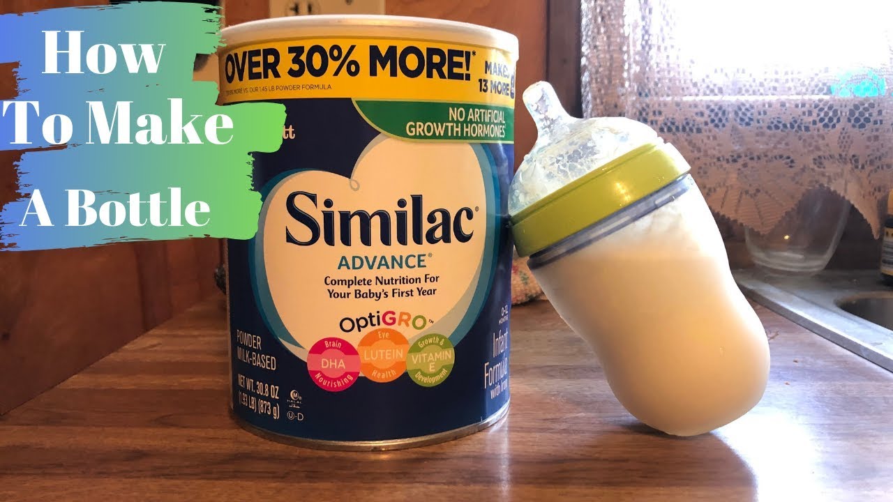 How To Make a Bottle of Formula