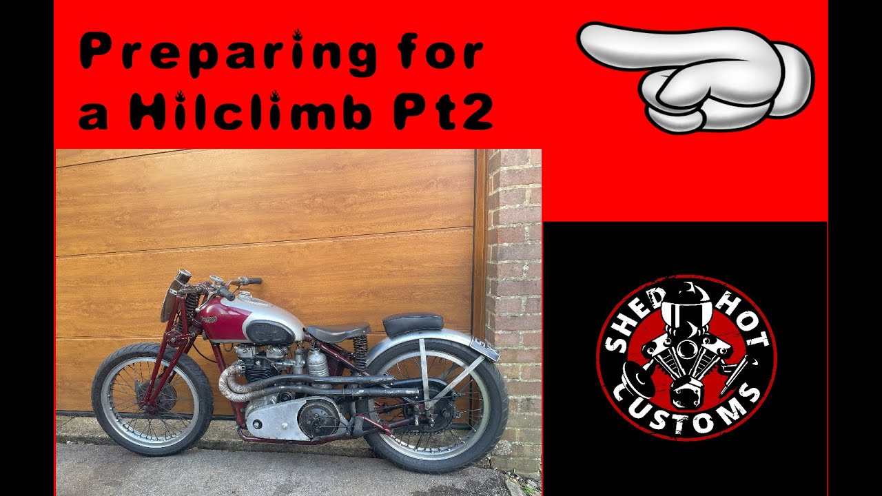 Preparations to Hil-Climb my 1938 Triumph Speed Twin - Pt2