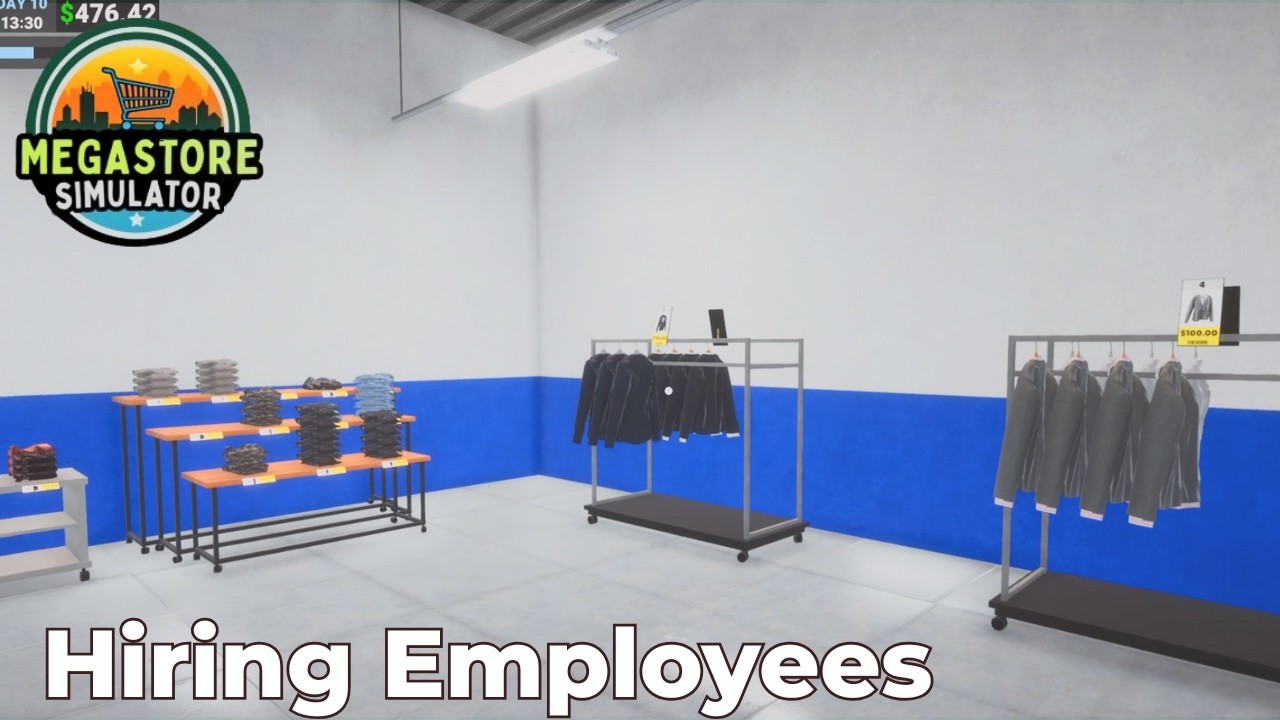 Megastore Simulator (Early Access) | Unlocking More Clothes & Hiring Employees