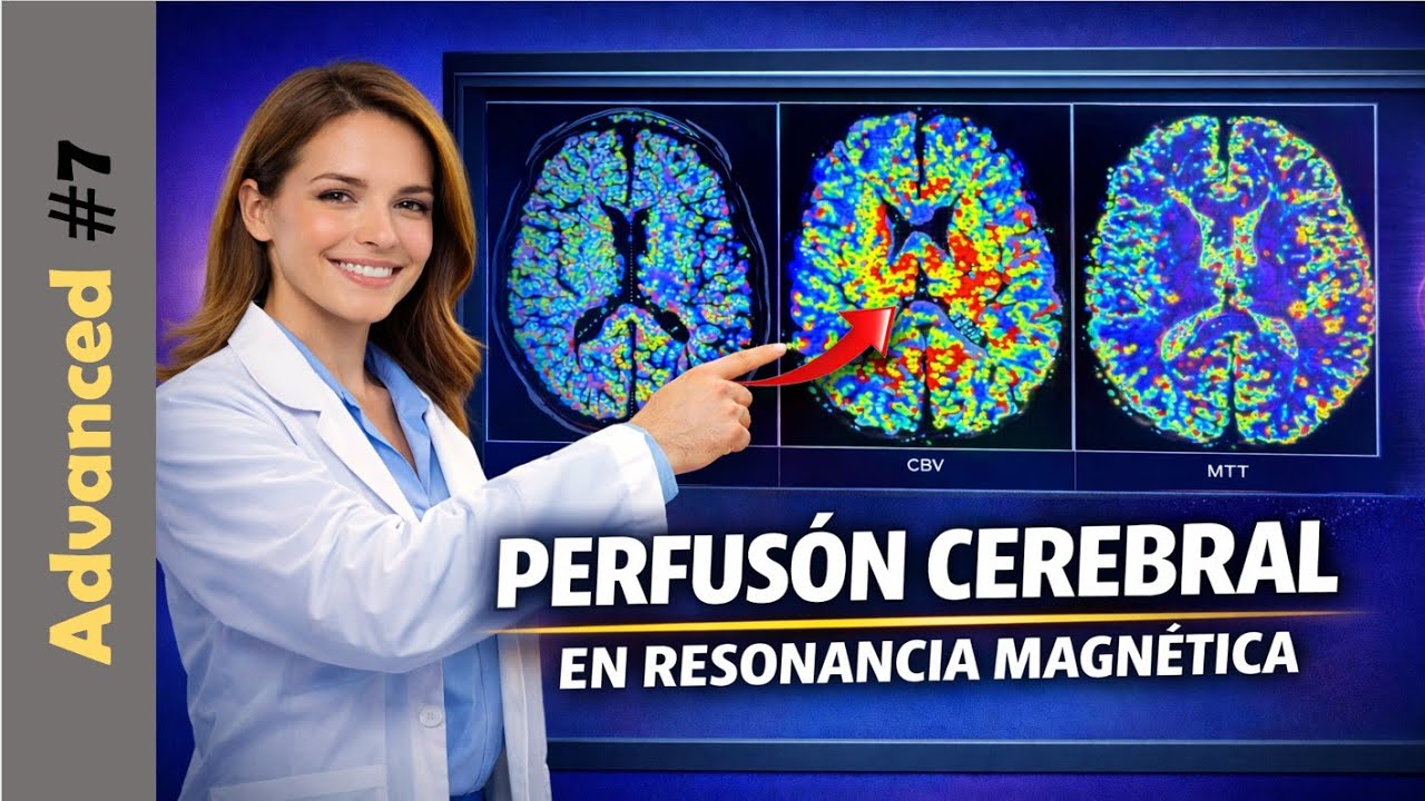 Advanced#7 PERFUSIÓN CEREBRAL por Resonancia Magnética. T2*, T1 y ASL  CON o SIN Contraste