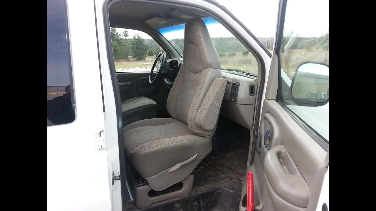 Swivel seat van project In your Chevy Ford GMC Dodge Van for about $30 usd