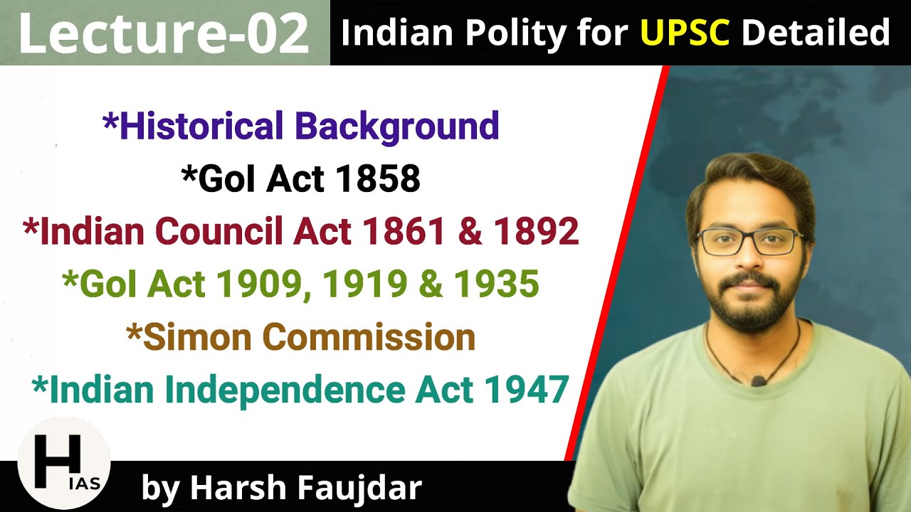 L2 - Historical Background | UPSC CSE | State PSC | Indian Polity for UPSC