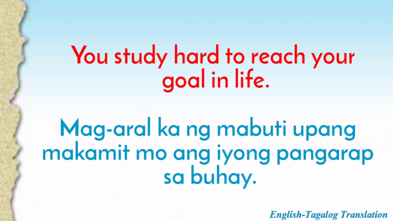 Tagalog Teacher and Student Conversations