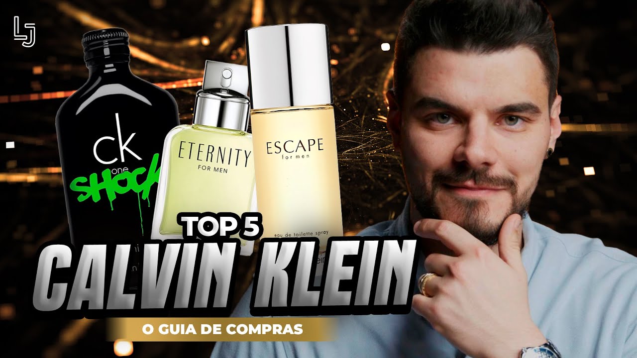 TOP 5 MELHORES PERFUMES IMPORTADOS MASCULINOS DE CALVIN KLEIN - GUIA DE COMPRAS