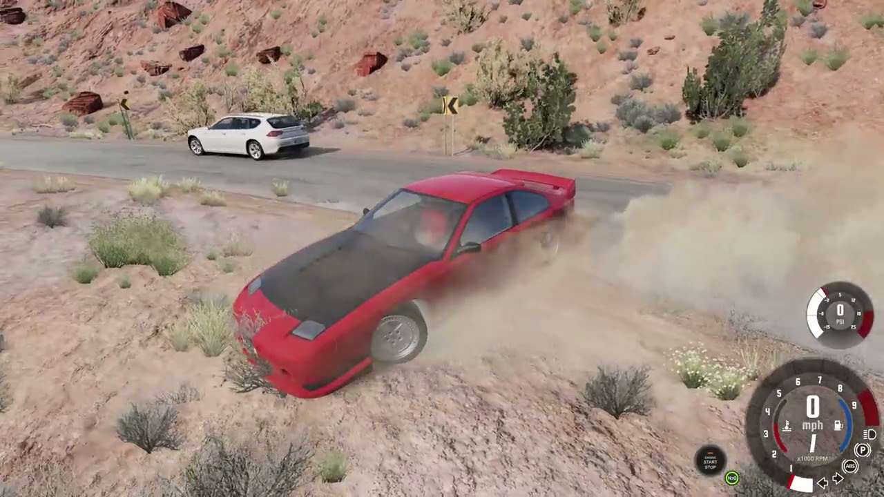High-Speed Collision: Epic Car Crash  #beamngdrive #carcrash #realisticphysics #epiccrashes