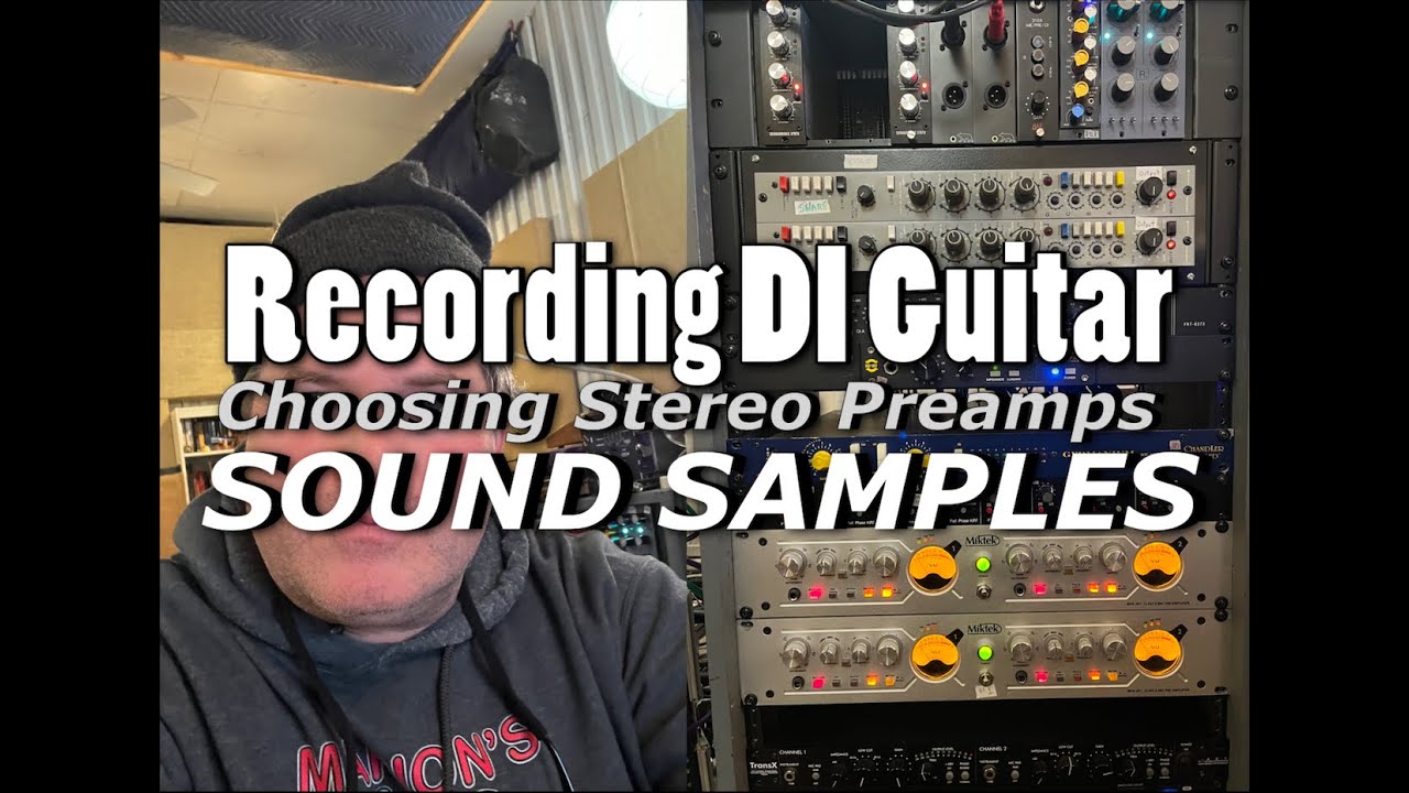 Stereo Guitar DI Recording: Which Preamp/DI Did I Pick? (3 WAY BATTLE!) Level Matched Sound Samples