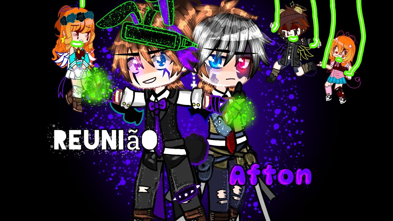 Reunião da família afton||Minha AU||-Fnaf-||❗LEIA A DESCRIÇÃO❗-Midzy