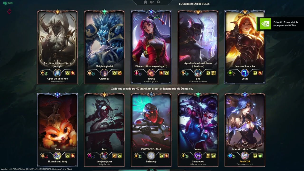 Temporada 2026 (SOLO Q - SPLIT 1) MALPHITE ROCA