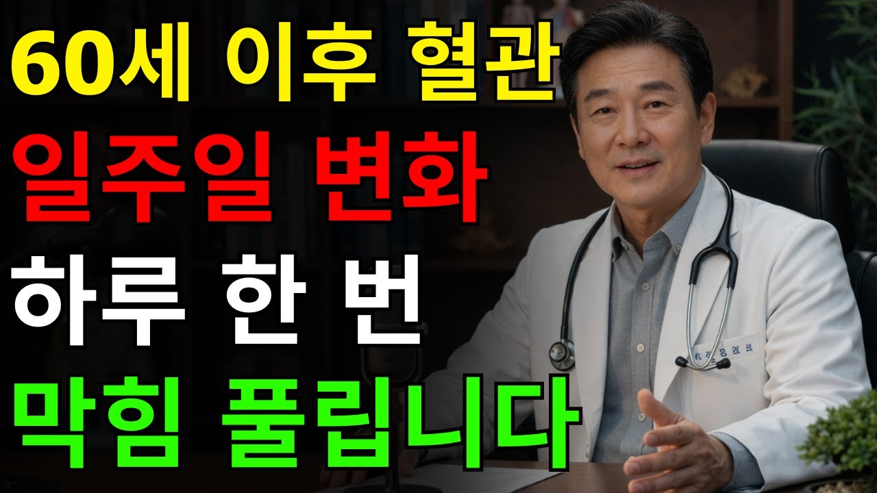 하루 한 가지 습관, 일주일만에 혈관이 달라집니다 | 건강 | 혈관 | 노후 | 습관 | 오디오북
