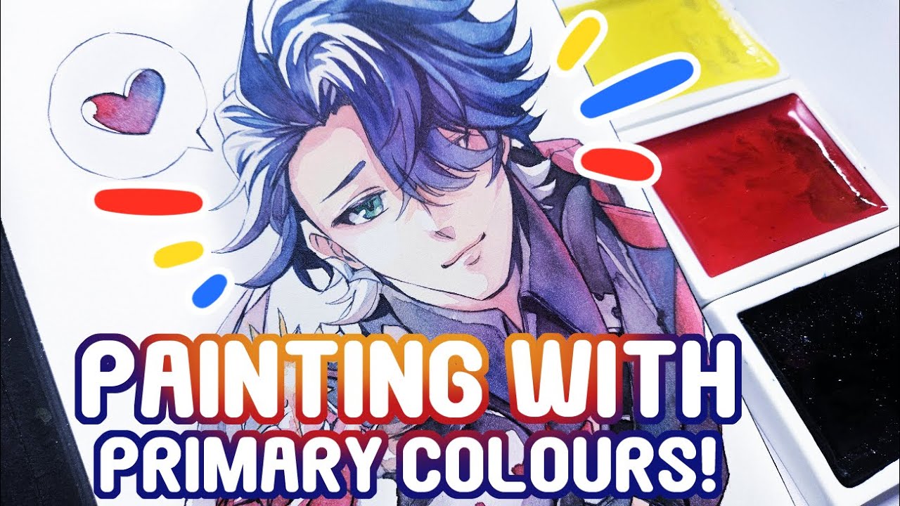 Painting with Only 3 Colours!✨ | Watercolours