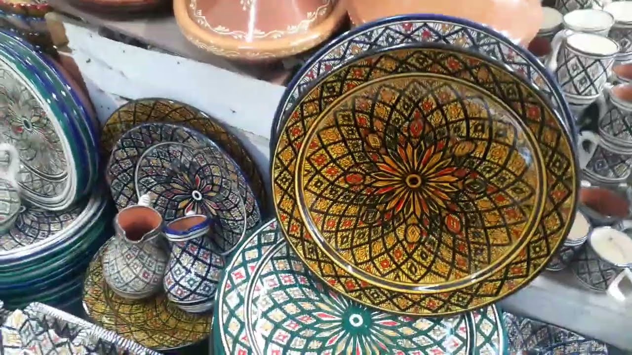 جبت ليكم جديد في الفخار أشكال وألوان رائعة من مدينة اسفي الحاضرة المحيط