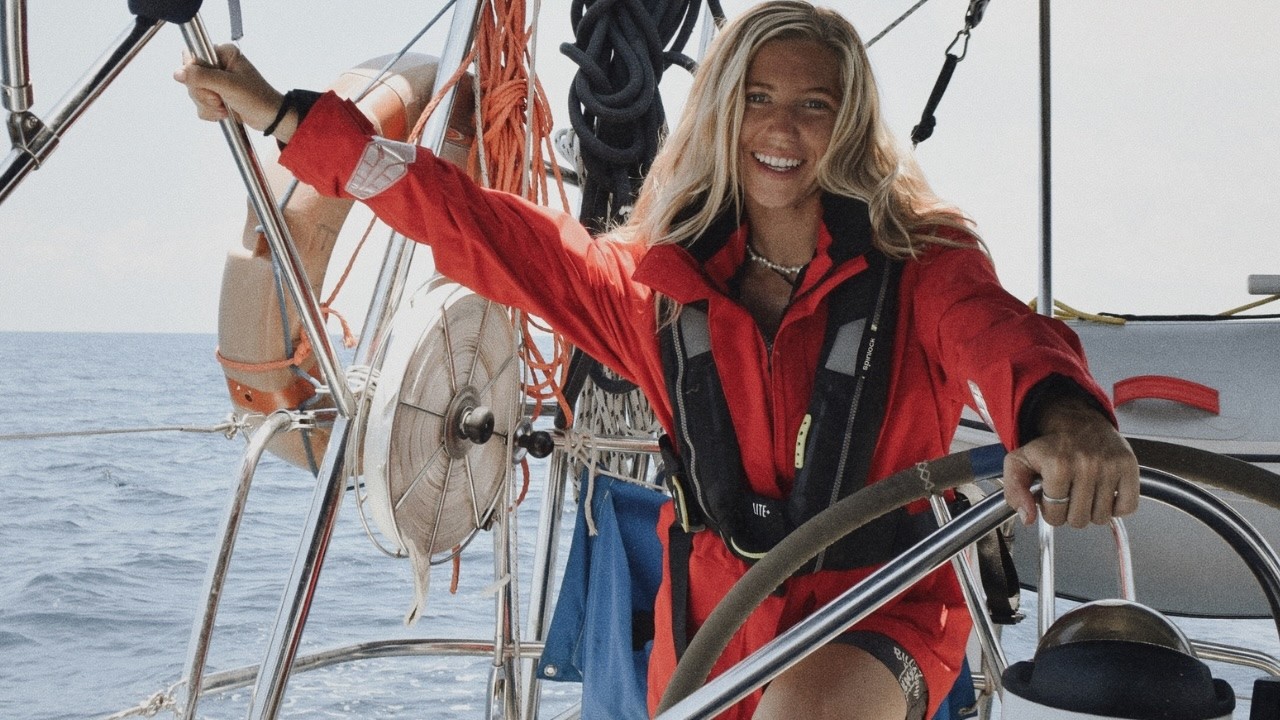 Our FIRST Night Sailing Experience&hellip; Crossing the World&rsquo;s Busiest Shipping Lane