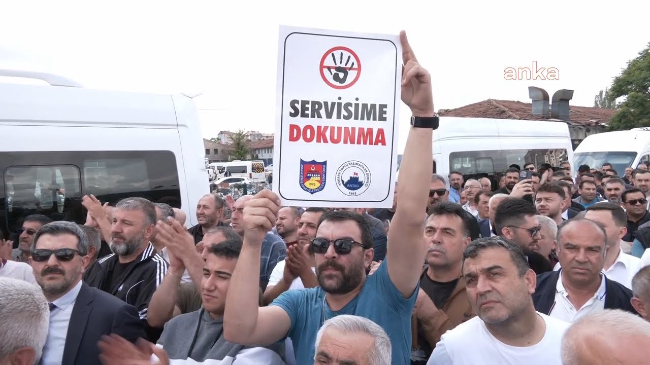 SERVİSÇİLER, TASARRUF TEDBİRLERİNİ PROTESTO ETTİ