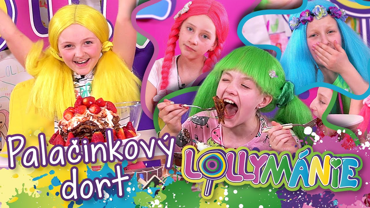 Jak připravit luxusní palačinkový dort?😍 │ LOLLYMÁNIE