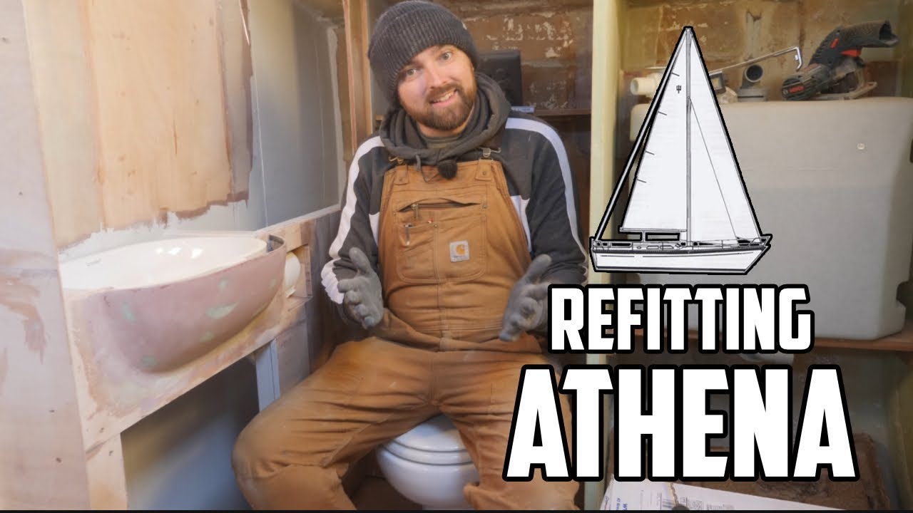 Sail Life - Back in Denmark, sink cover and toilet paper holder - DIY boat project