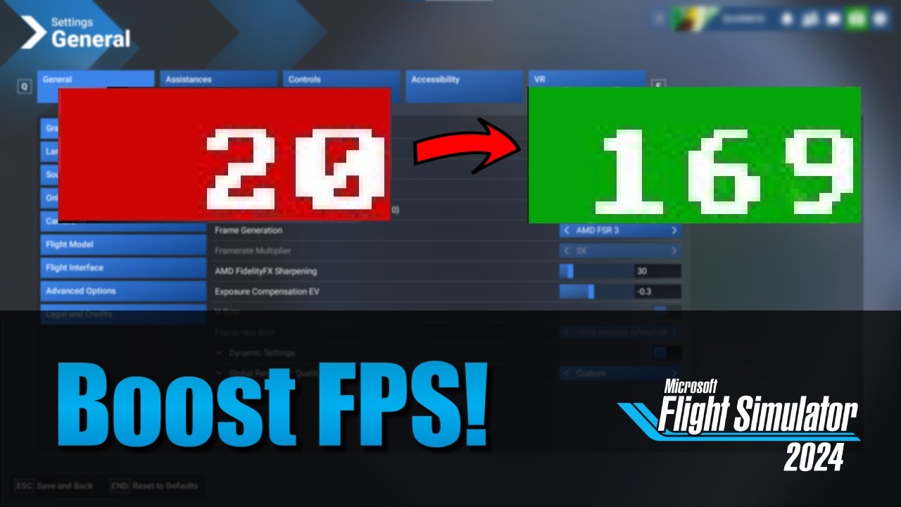 MSFS2024 ✈️ Мои рекомендуемые настройки графики | Увеличьте FPS!