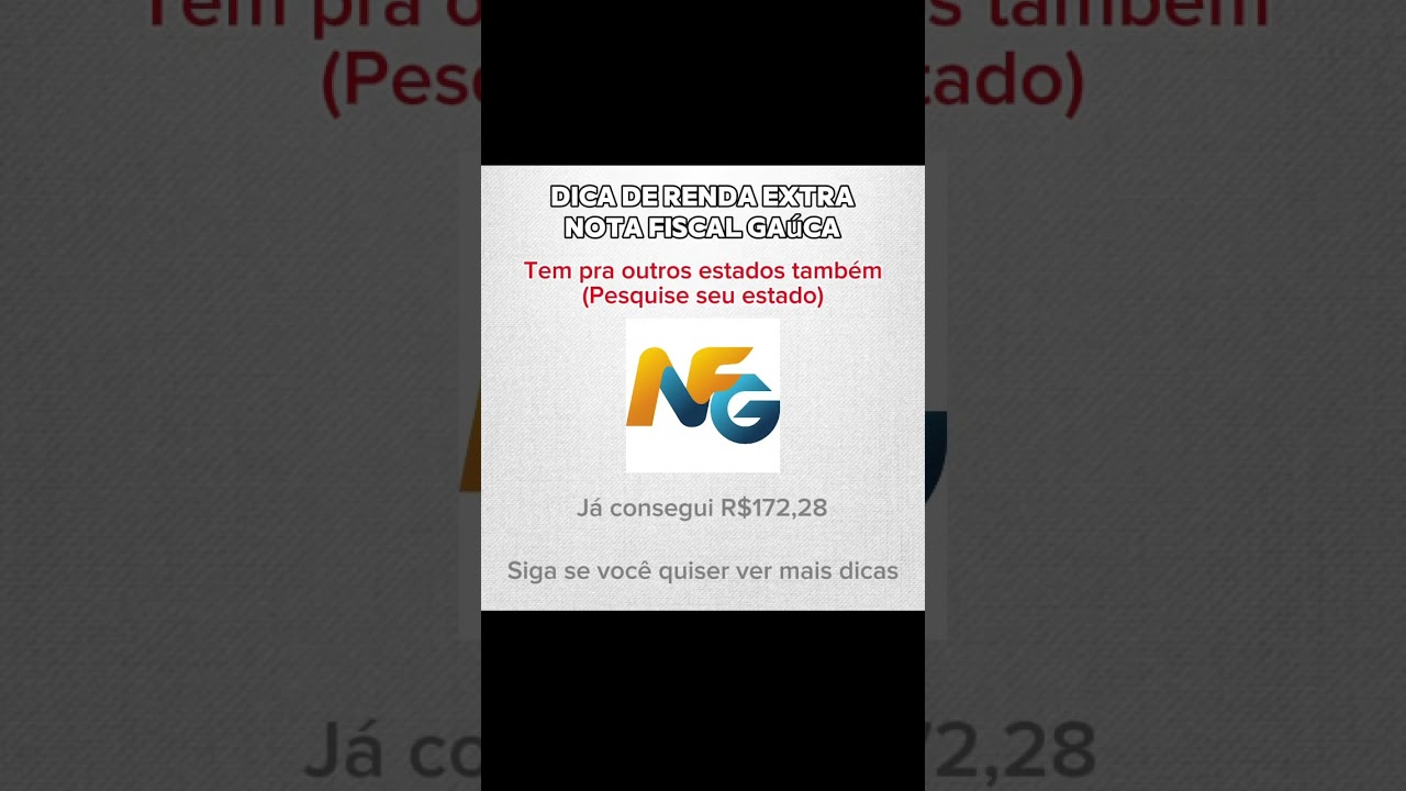 Ganhe Dinheiro com a Nota Fiscal Ga&uacute;cha!